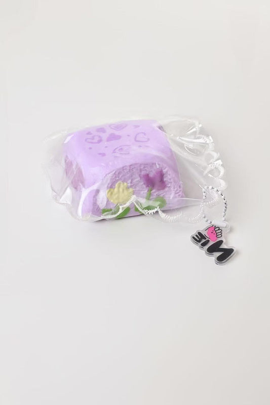 Taro Flower Hand-Painted Toast